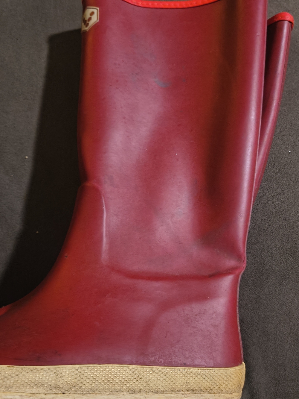 Vivo Barefoot Waterloo Red Rain Boots Size 39L - Picture 7 of 9